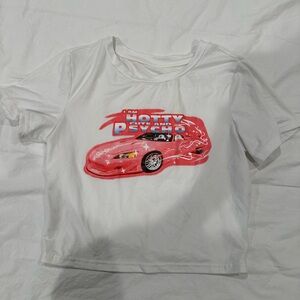 white top red sport car